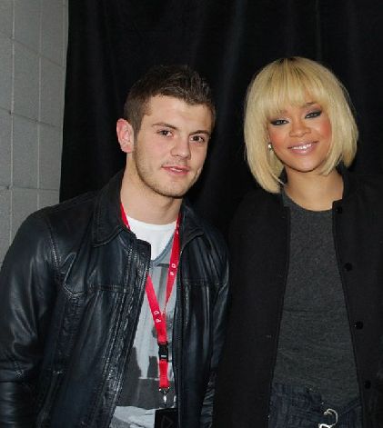 Jack Wilshere y Rihanna
