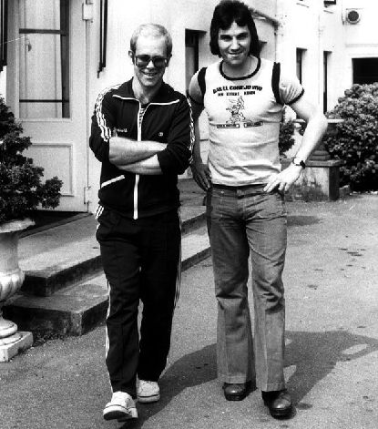 Gerry Francis y Elton John