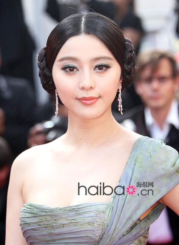 peinados hermosos , la actriz china Fan Bingbing , Festival de Cannes 