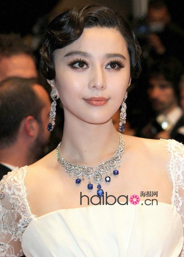 peinados hermosos , la actriz china Fan Bingbing , Festival de Cannes 