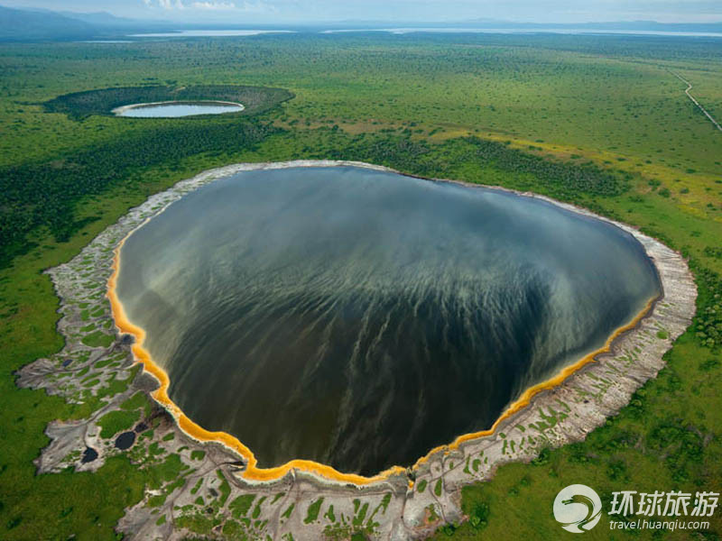 Lago Volcánico Albertine Rift, África