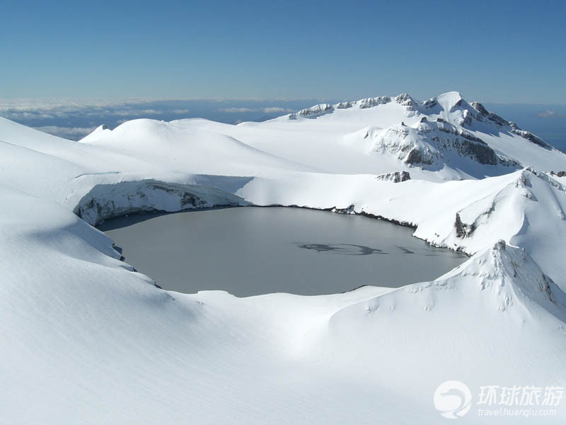 Lago Volcánico Ruapehu, Nueva Zelanda