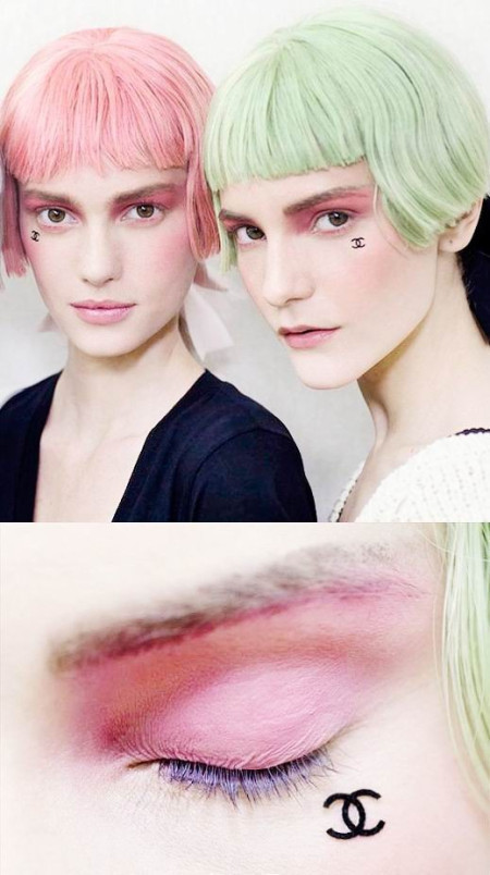 El estilo de pelo colorido está de moda