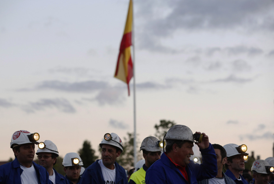 La huelga de los mineros españoles