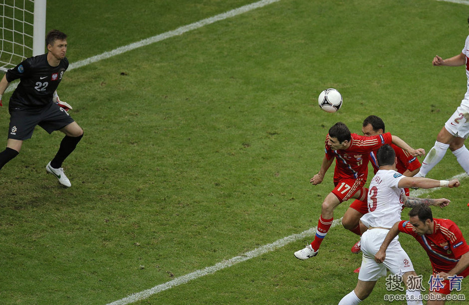 EURO 2012: Polonia 1-1 Rusia