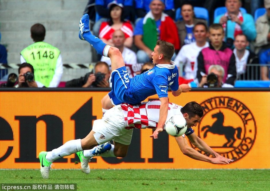 EURO 2012: Italia y Croacia empatan 1-1