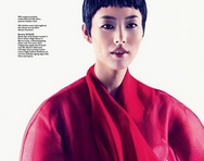 La Super Modelo China Liu Wen Posa Para Harper S Bazaar Spanish China