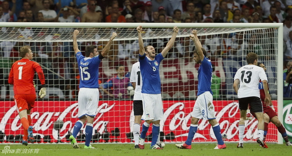 EURO 2012: Italia elimina a Alemania con 2-1 y entra en el final