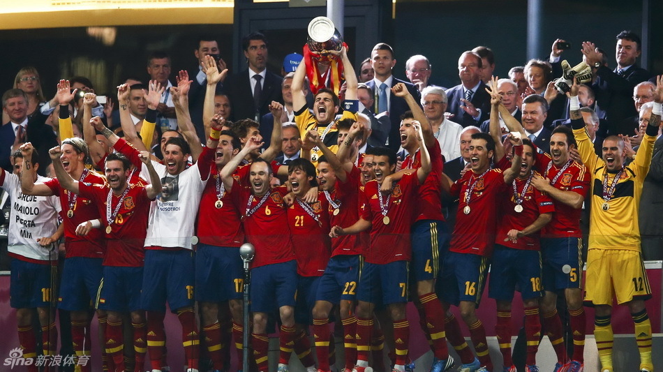 España consigue histórica triple corona internacional con Eurocopa 2012