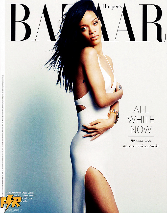 Rihanna posa sensual para Bazaar
