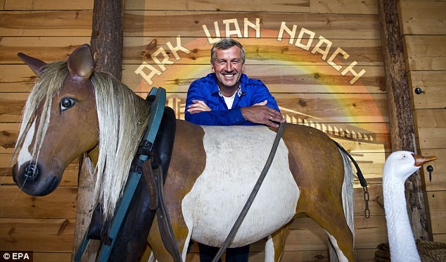 Holanda, hombre , un arca de Noé