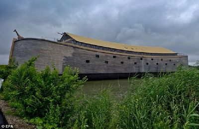 Construyen una réplica del arca de Noé en Holanda