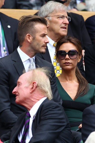 Las hermanas Middleton coinciden con los Beckham en la final de Wimbledon