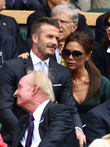 Las hermanas Middleton coinciden con los Beckham en la final de Wimbledon