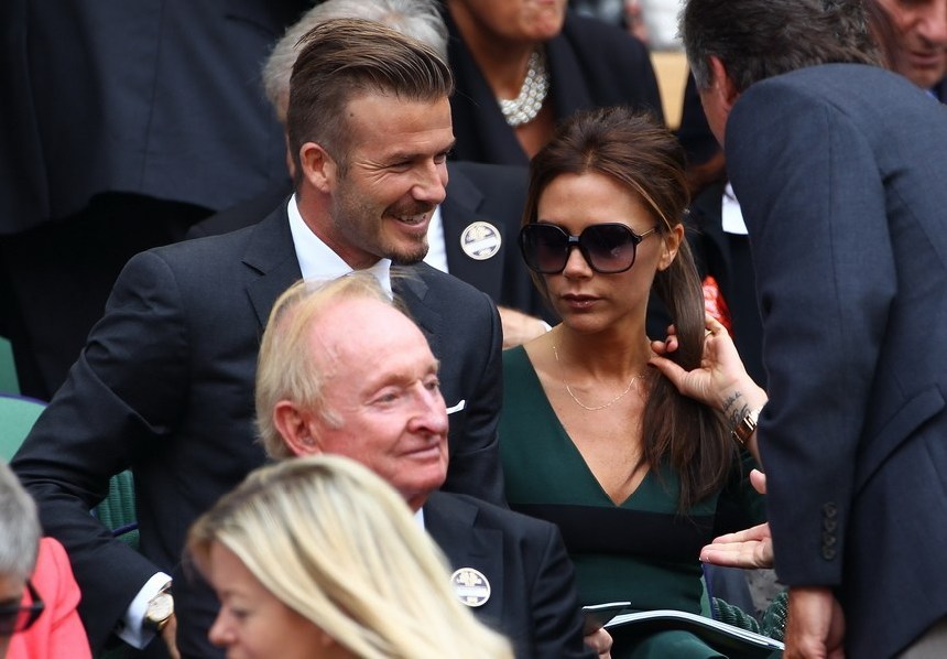 Las hermanas Middleton coinciden con los Beckham en la final de Wimbledon