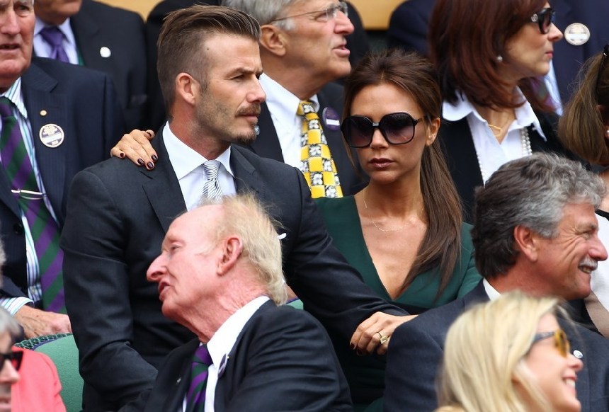 Las hermanas Middleton coinciden con los Beckham en la final de Wimbledon