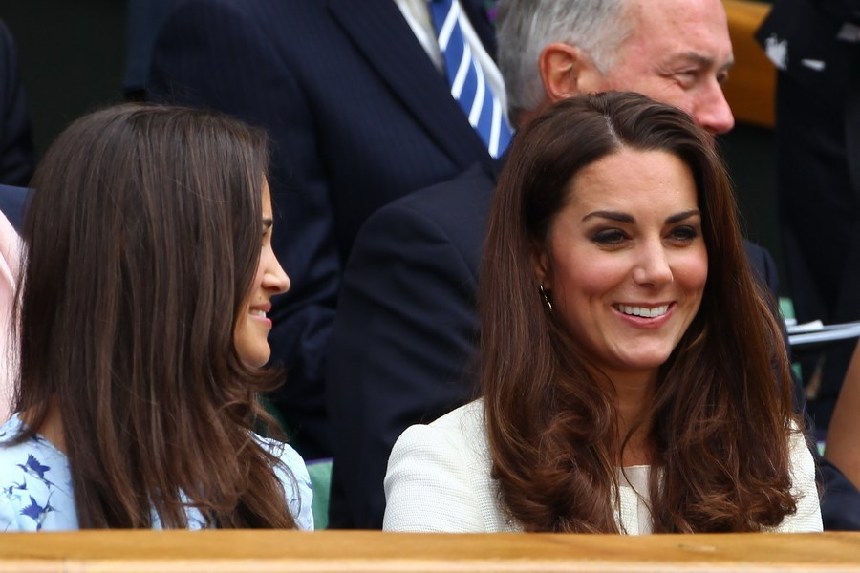 Las hermanas Middleton coinciden con los Beckham en la final de Wimbledon