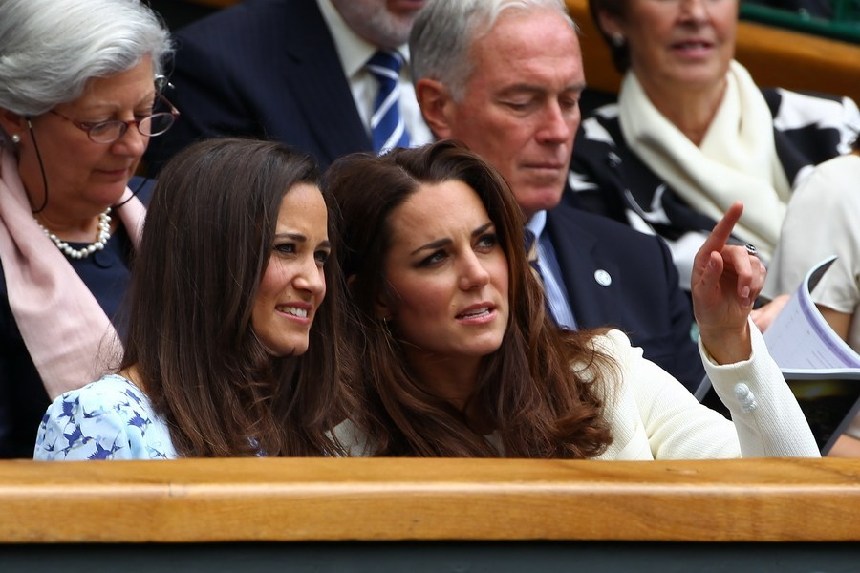 Las hermanas Middleton coinciden con los Beckham en la final de Wimbledon