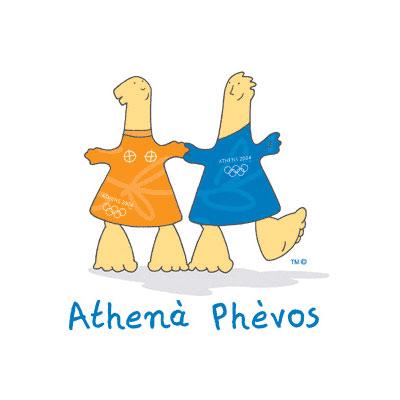 Mascotas: Athena y Phevos, los Juegos Olímpicos de Atenas 2004