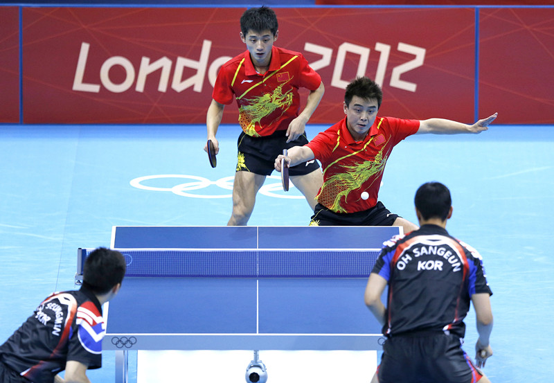Resultado de imagen de londres 2012 tenis mesa china