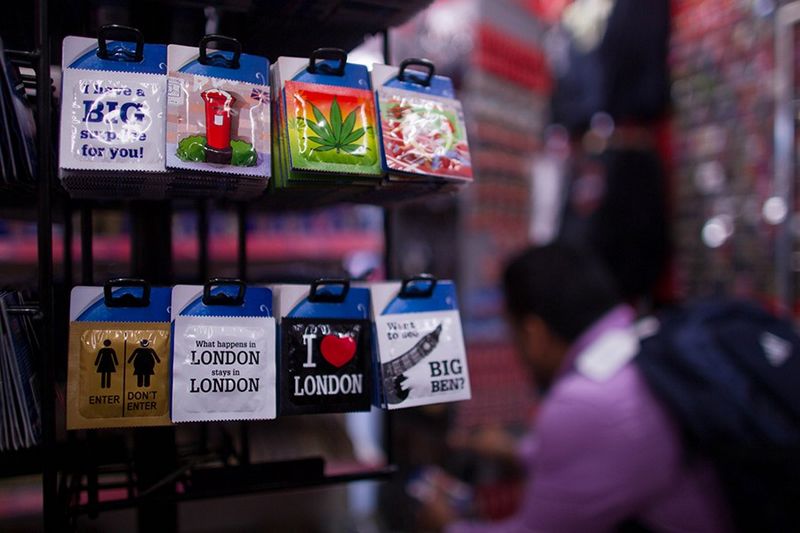 Nuevos souvenirs y compras típicas en Londres - condones temáticos de Londres 2012