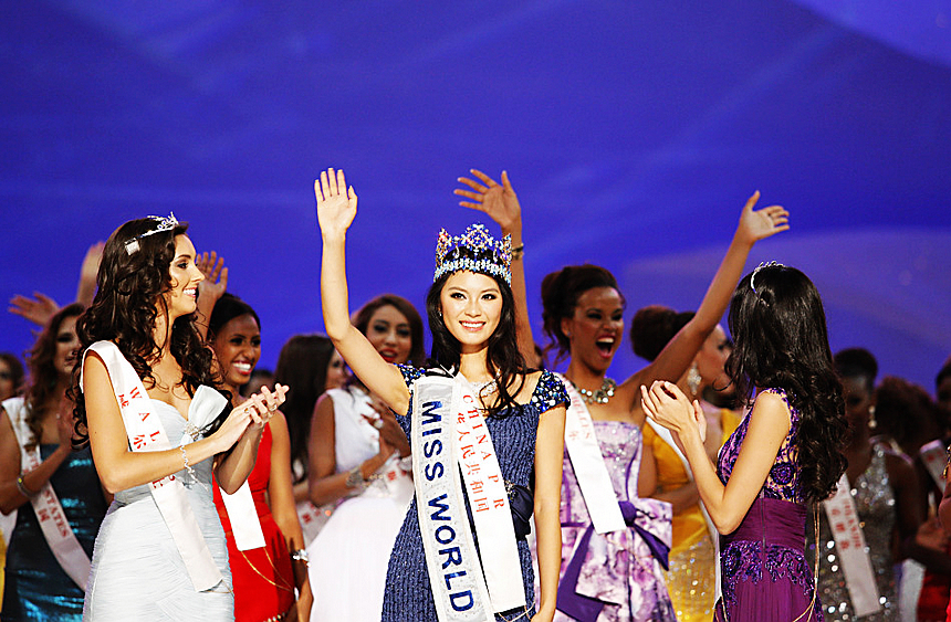 La China Yu Wenxia es coronada Miss Mundo 2012