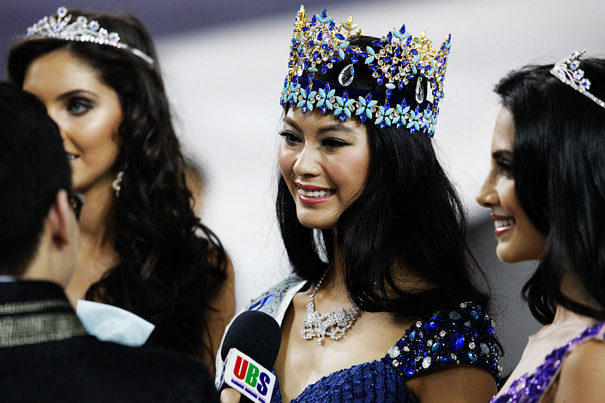 La China Yu Wenxia es coronada Miss Mundo 2012