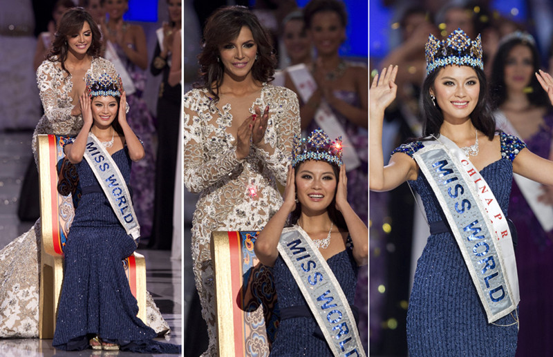 La china Yu Wenxia es coronada Miss Mundo 2012