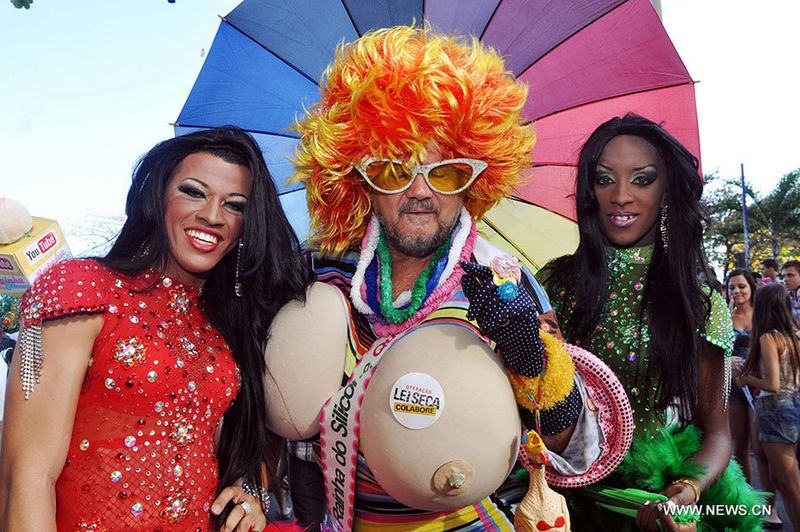 El Desfile Del Orgullo Gay Celebrado En La Playa De Icaraí De Brasil