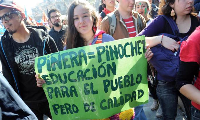 Estudiantes chilenos provocarán un “estallido social”