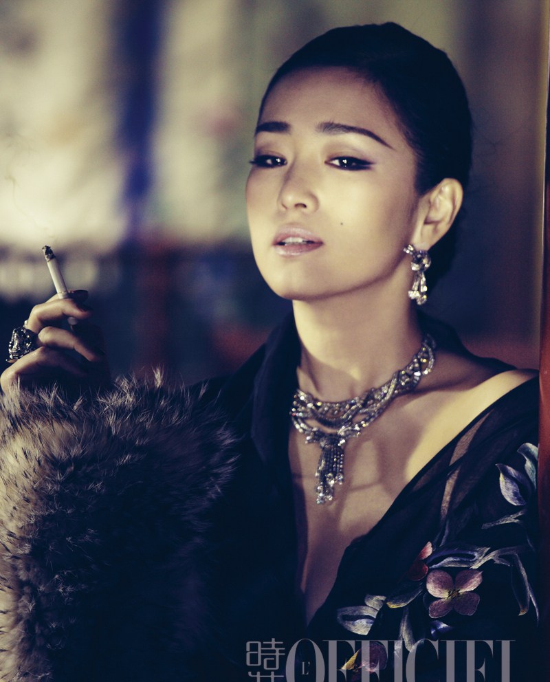 gong li: una actriz celestial, percibida como
