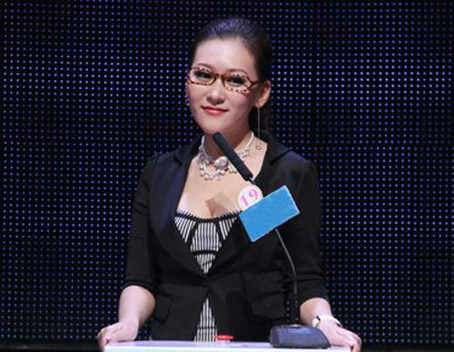 Yu Xia, la chica sexual pide novio en un programa chino de matrimonio