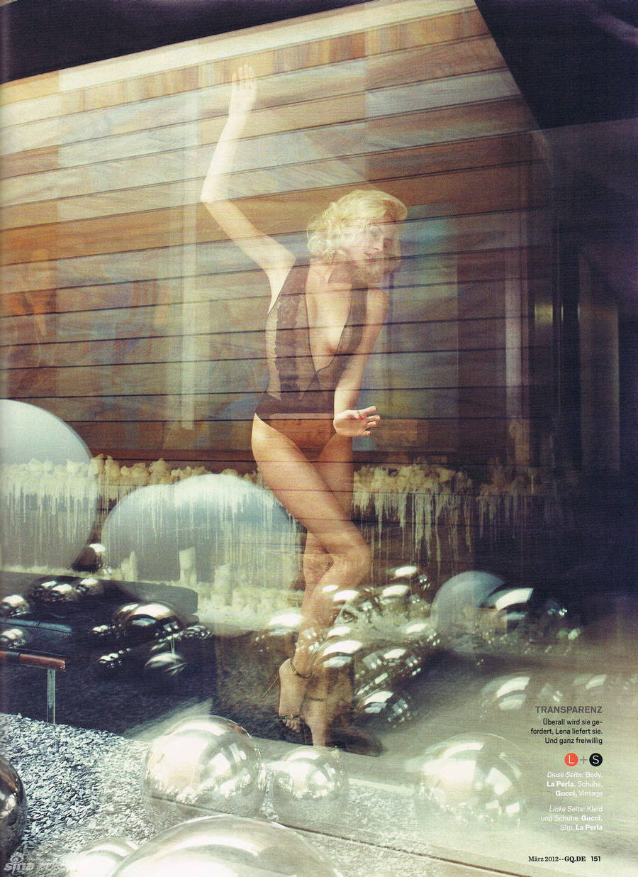 Sami Khedira y su novia Lena Gercke en GQ 5