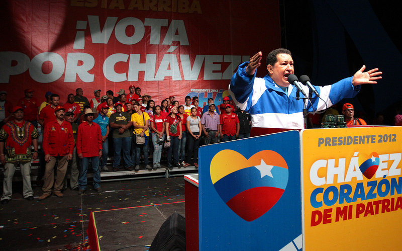Chávez llora por su libertad perdida como presidente Venezuela