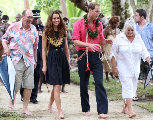 Visita fantástica a las Islas Salomón de Kate Middleton y el príncipe William