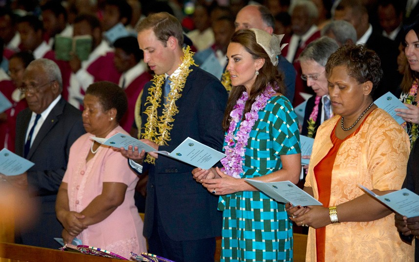 Visita fantástica a las Islas Salomón de Kate Middleton y el príncipe William