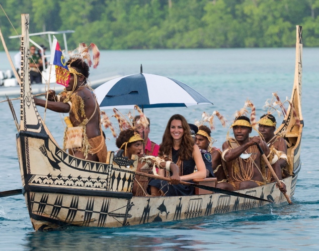 Visita fantástica a las Islas Salomón de Kate Middleton y el príncipe William