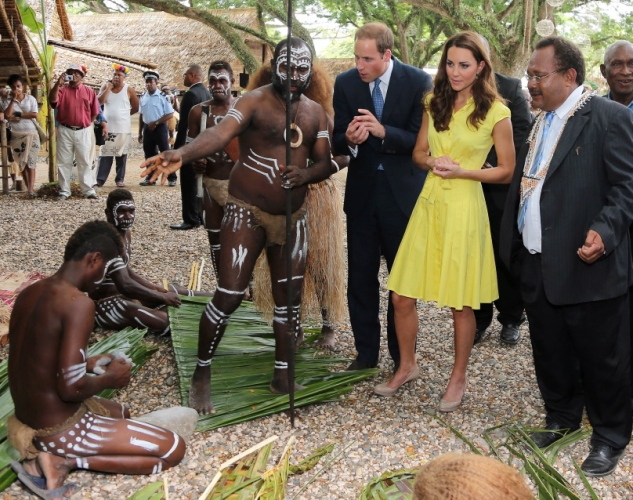 Visita fantástica a las Islas Salomón de Kate Middleton y el príncipe William