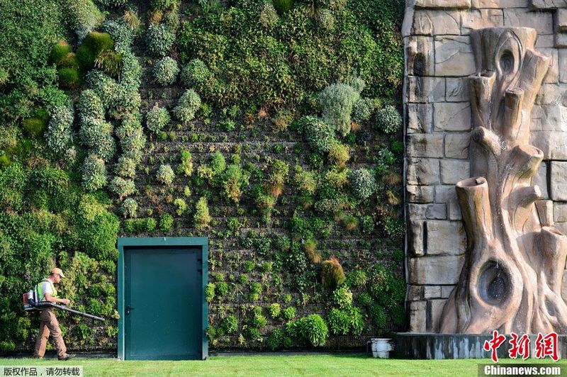 Jardín vertical más grande del mundo está en Italia