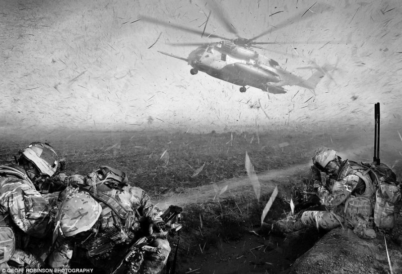 Las mejoras obras del Concurso Anual de las Fotos Militares Británicos 2012