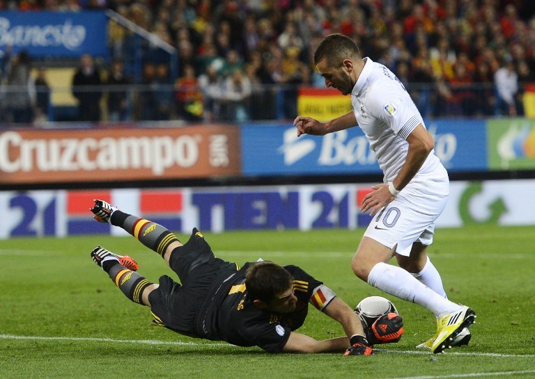 España y Francia empatan en juego de clasificación al Mundial
