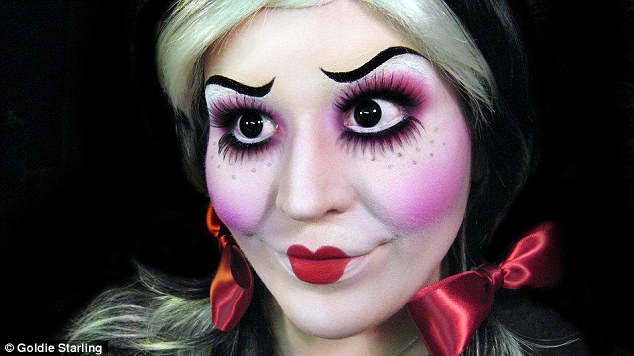 Los maquillajes horribles de Halloween