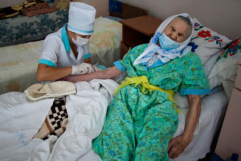 Los pacientes con la enfermedad tuberculosis en Ucrania