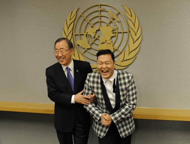 Ban Ki-moon y PSY bailan ‘Gangnam Style’juntos