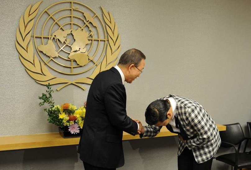Ban Ki-moon y PSY bailan ‘Gangnam Style’juntos