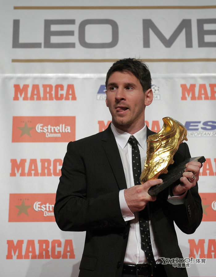 Lionel Messi gana su segunda Bota de Oro 