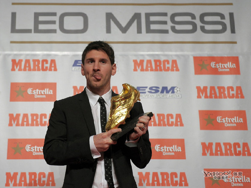 Lionel Messi gana su segunda Bota de Oro 