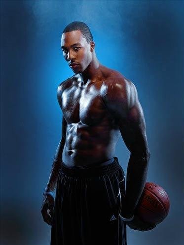 Los hombres sexys de NBA con músculos