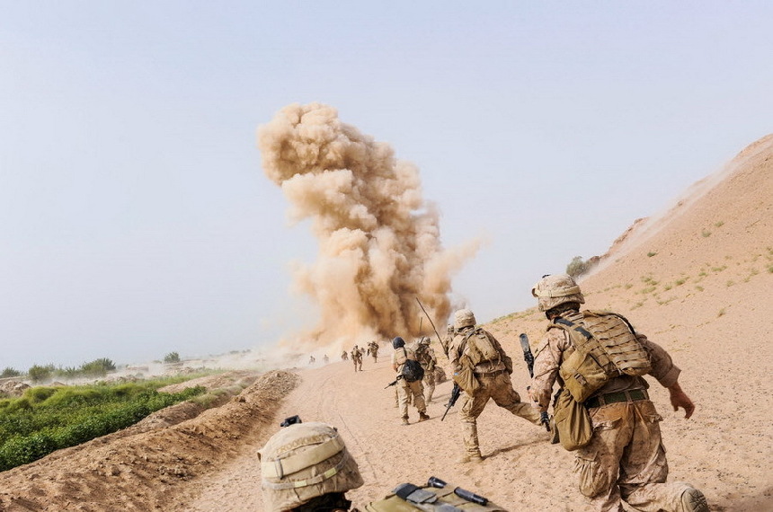 Visual: Los ejércitos estadounidenses situados en Afganistán
