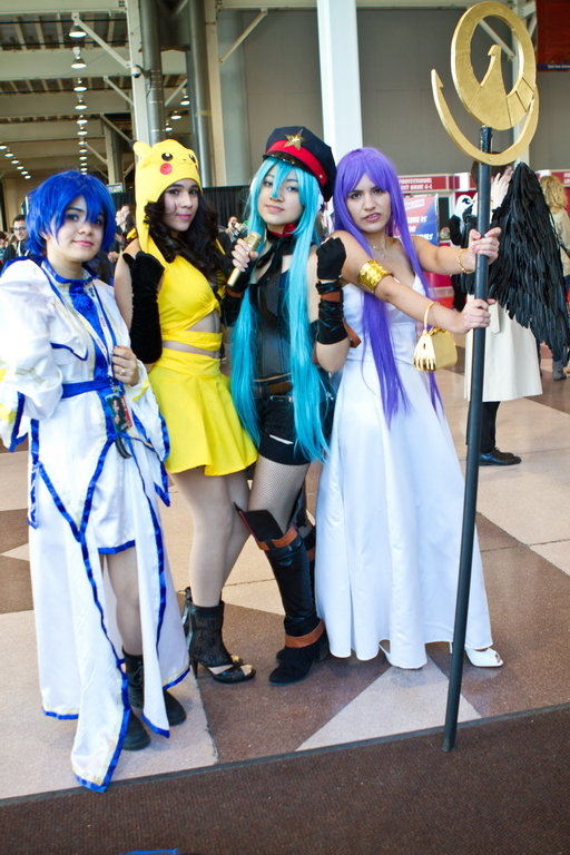 Cosplay sensual en el Festival de Animación en Nueva York